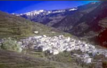 "La Alpujarra"weiβe Dörfer zwischen den Gipfeln der Sierra Nevada
